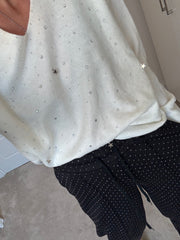 SPARKLE JOGGER IN BLACK