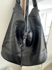 BLACK SLOUCH HOBO BAG