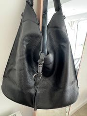 BLACK SLOUCH HOBO BAG