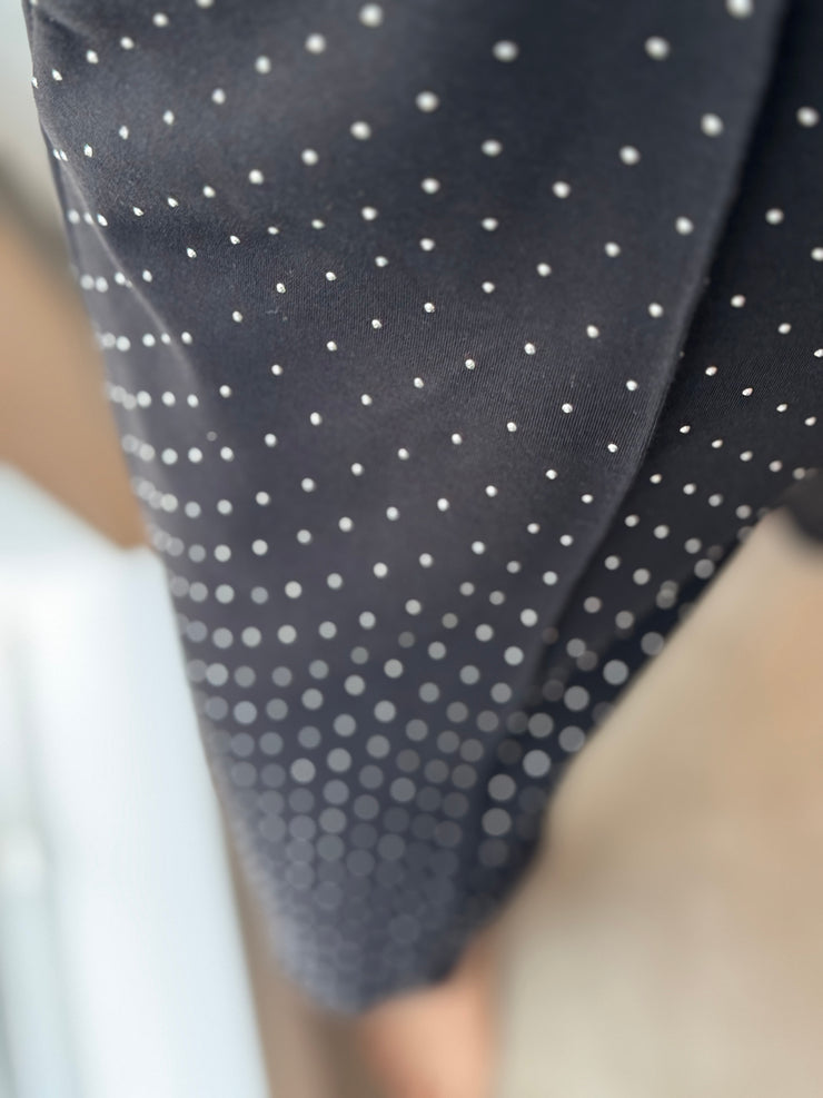 SPARKLE JOGGER IN BLACK