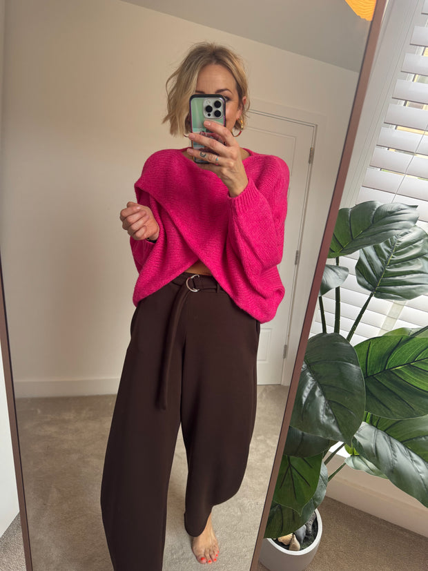 BALLOON TROUSER IN BROWN