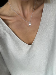 SILVER WILD HEART NECKLACE BY WISH