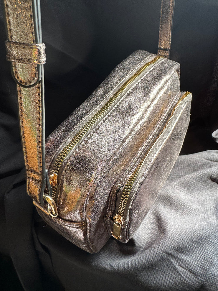 METALLIC DAY BAG -  The Style Society Boutique 