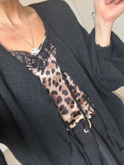 TIE FRONT CHUNKY CARDIGAN