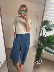 DENIM BALLOON PANT