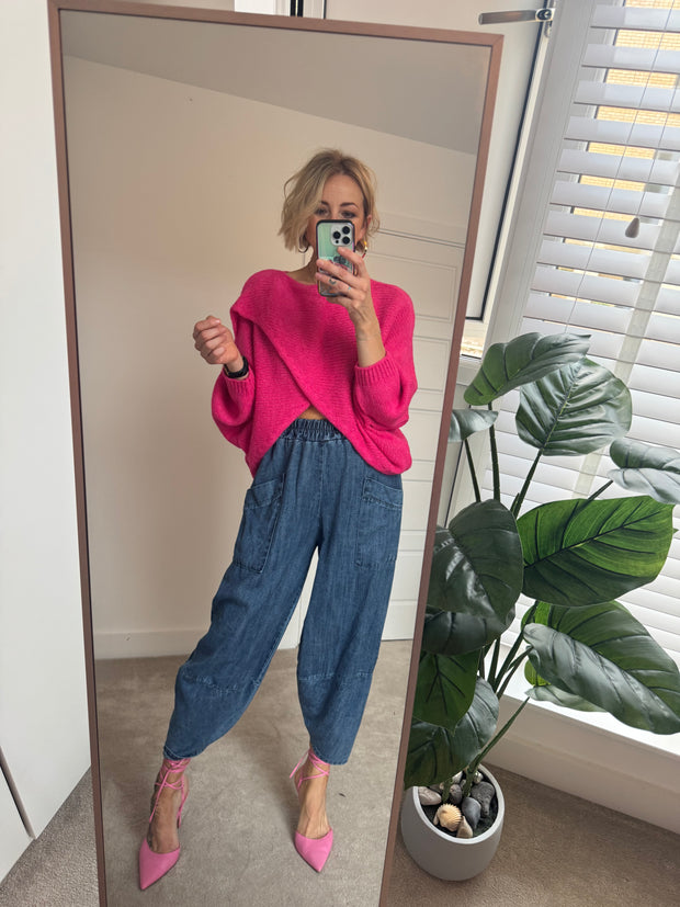 DENIM BALLOON PANT
