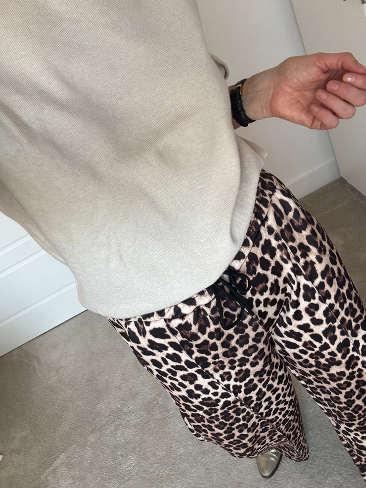 LEOPARD PRINT TROUSER