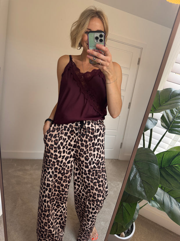 LEOPARD PRINT TROUSER