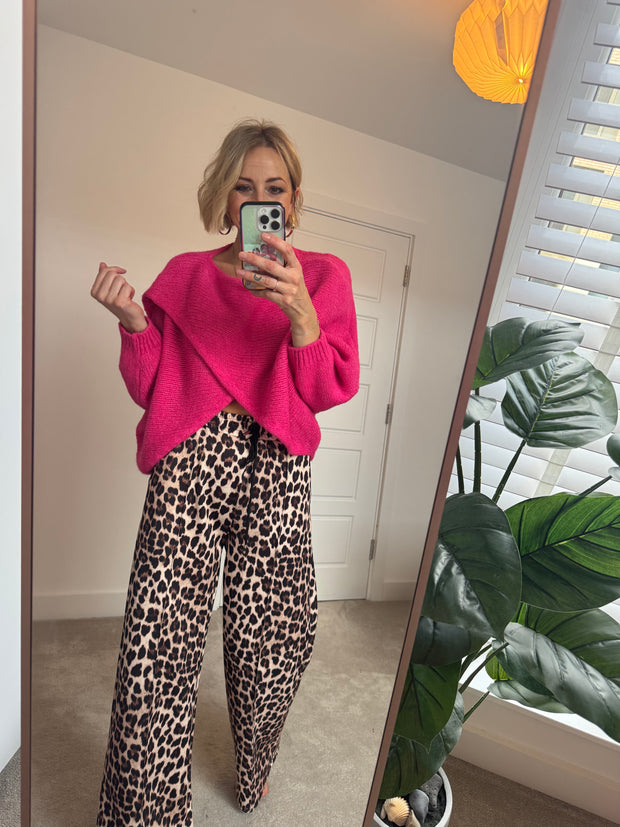 LEOPARD PRINT TROUSER