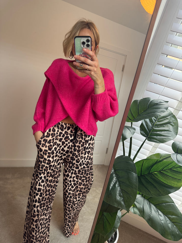 LEOPARD PRINT TROUSER