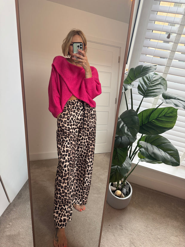 LEOPARD PRINT TROUSER