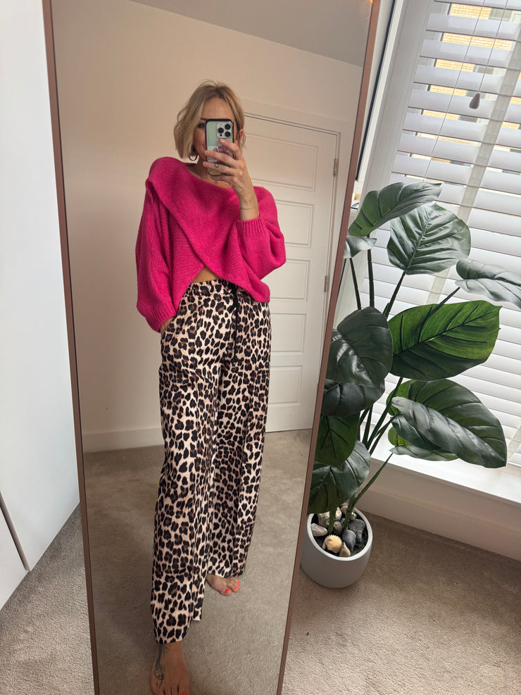 LEOPARD PRINT TROUSER